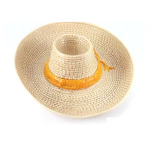 Vintage Ceramic Sombrero Hat Chip and Dip Platter