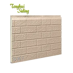 3d dinding faux batu panel Suppliers-Panel Pelapis Eksterior 3d Dinding Imitasi Panel Batu