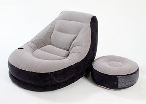 Canapé-Lit Gonflable d'Extérieur Intex 68564 en PVC Floqué avec Ottomane, Ultra Confortable Deux Places pour Adultes pour Parcs - Product Image 3