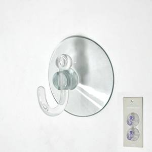 Gancho redondo de PVC de succión transparente Simple, 2 uds. - Product Image 2