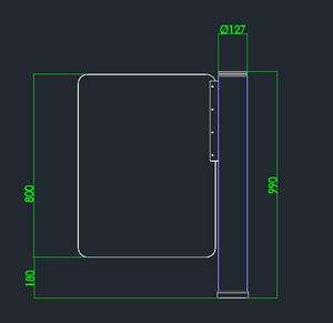 Automatic Cylindrical Luxury Turnstile for <strong>Office</strong> <strong>Building</strong> RFID Pedestrian <strong>Speed</strong> <strong>Gate</strong> - Product Image 6