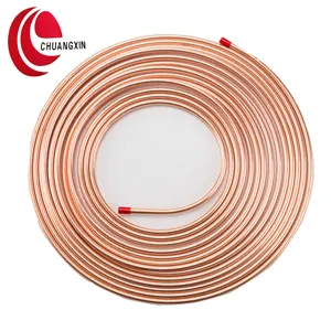 China origin customized size competitive price soft annealed pancake coil refrigeration copper tube for sale