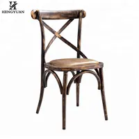 WholesaleホテルアルミヴィンテージFrench-スタイルクロスバック椅子