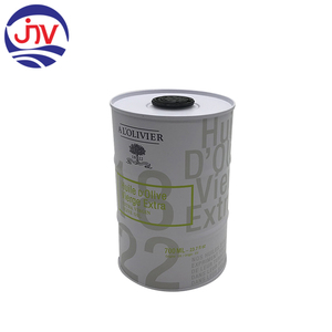 Olive Oil Tin Can Suppliers Customized 700ML Round Can For Extra Virgin Olive Oil Cooking Oil