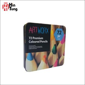 Professionale personalizzare 72 pezzi Set di <span class=keywords><strong>disegno</strong></span> pacchetto di latta con 72 matite di colore Multi vibrante e piombo morbido e liscio <span class=keywords><strong>per</strong></span> il <span class=keywords><strong>disegno</strong></span> - Product Image 4
