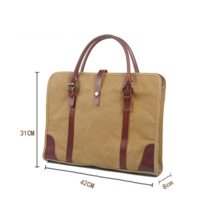 1lt0161 thời trang sang trọng bán buôn máy tính xách tay Messenger Túi cặp Tote Vải Da Túi máy tính xách tay - Product Image 3