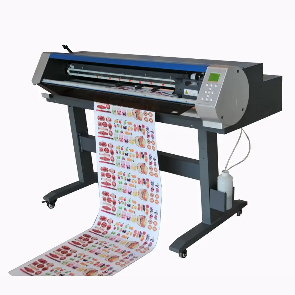 TECJET-cortador de papel de mesa, impresora cortadora de pegatinas de vinilo offset roland