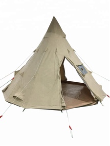 Tentes de glamping à <span class=keywords><strong>prix</strong></span> d'usine personnalisées tentes <span class=keywords><strong>tipi</strong></span> en toile de coton tente de camping en plein air <span class=keywords><strong>tipi</strong></span> chaud - Product Image 2