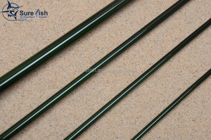<span class=keywords><strong>Canne</strong></span> de pêche vierge, en carbone, couleur verte, vente en gros, haute qualité - Product Image 4