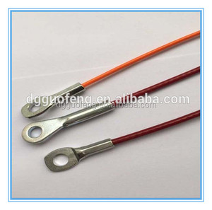 Precio al por mayor barato recubierto de PVC <span class=keywords><strong>cable</strong></span> de <span class=keywords><strong>acero</strong></span> galvanizado con ojales tipo Crimp terminal - Product Image 3
