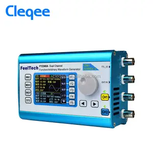 Cleqee FY2300-12MHz Forme D'onde Arbitraire Double Canal Signal Haute Fréquence Générateur 200MSa/s 100MHz fréquencemètre