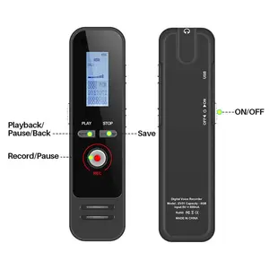 Hot Portable Mini Perekam Suara MP3 Perekam Musik Suara Diaktifkan Perangkat Audio dengan A-B Ulangi