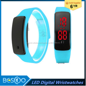 Nuevos <span class=keywords><strong>Relojes</strong></span> de Los Hombres Y Las Mujeres Del Encanto de La Manera Superior de Goma LED Fecha reloj Deportivo Digital de Pulse - Product Image 1