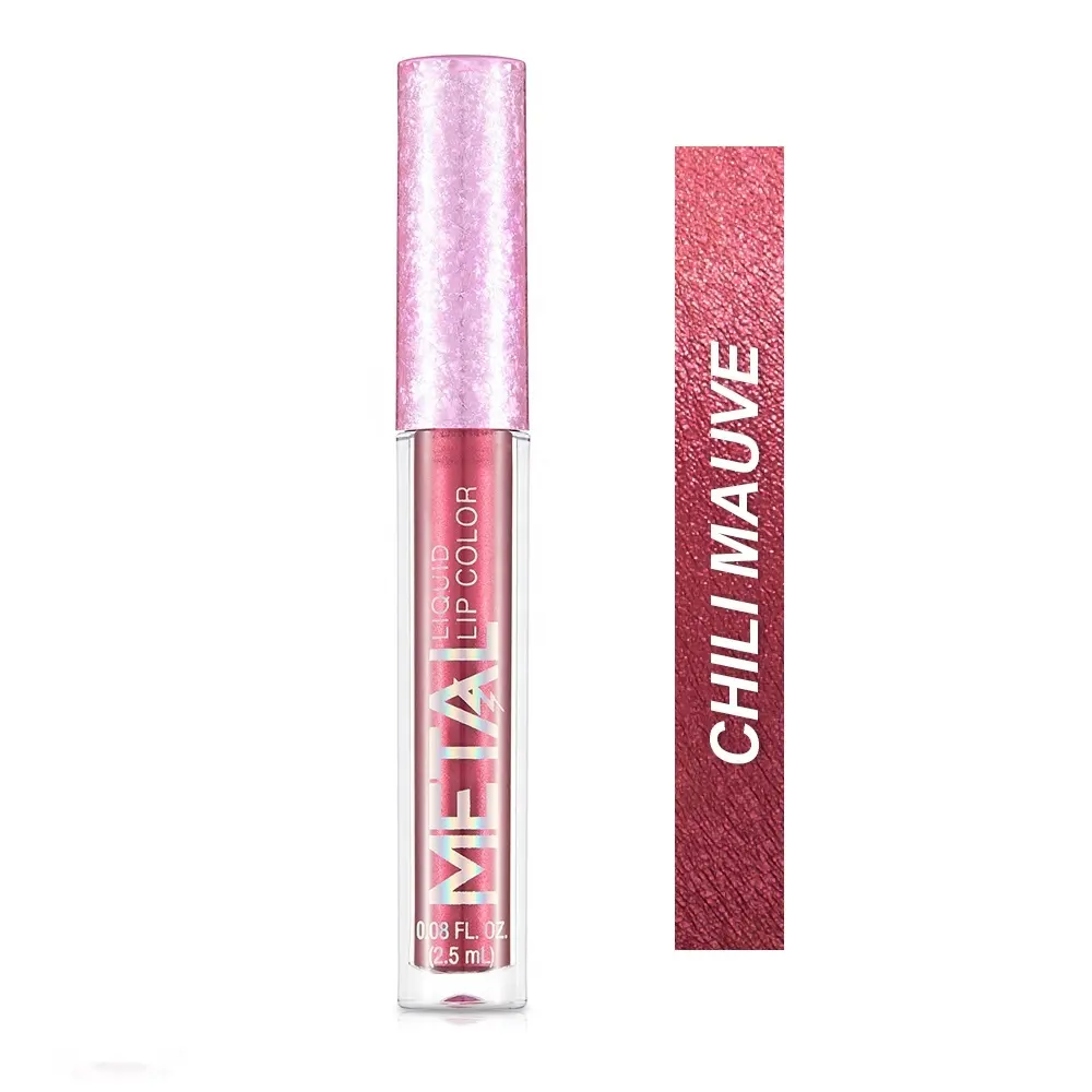Großhandel Red Satin Shimmer Matte Lippenstift Benutzer definiertes Logo Private Label Makeup Vegan Mate Flüssiger Lippenstift