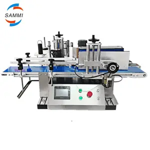 Penuh Otomatis Desktop Adhesive Sticker Labeling Machine untuk Round Botol SMTBJ-50