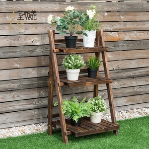 Usine prix pliage <span class=keywords><strong>étagère</strong></span> en bois pot <span class=keywords><strong>de</strong></span> fleur stand <span class=keywords><strong>pour</strong></span> Intérieur extérieur <span class=keywords><strong>jardin</strong></span> à effet <span class=keywords><strong>de</strong></span> <span class=keywords><strong>serre</strong></span> - Product Image 5