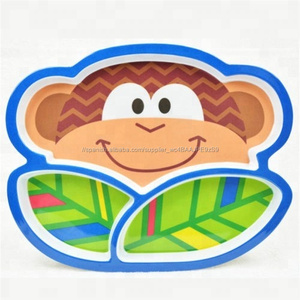 Animal moderno forma su propio diseño personalizado <span class=keywords><strong>de</strong></span> impresión <span class=keywords><strong>de</strong></span> <span class=keywords><strong>melamina</strong></span> <span class=keywords><strong>de</strong></span> la cena <span class=keywords><strong>de</strong></span> Navidad plato dividido - Product Image 3