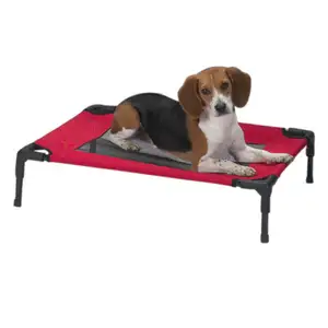 Cama ortopédica para animais de estimação, cama dobrável de aço, ortopédica, itens para animais de estimação, almofada