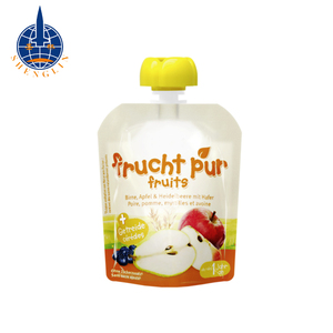 BPA bebé libre alimentos squeeze bolsa con tapa trago jugo de fruta envasado bolsa Caño - Product Image 4