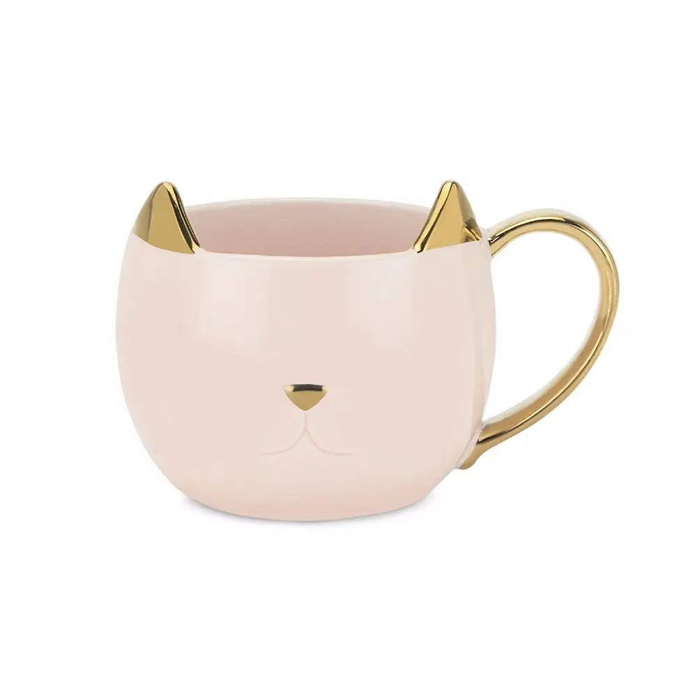Ceramic Cat Mug Cat Tea and Coffee Mug Pink Cup