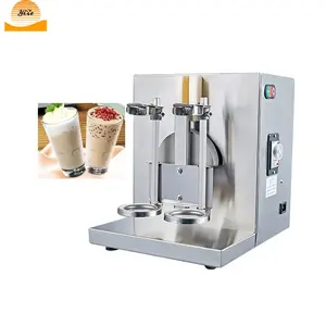 Xeoleo Commercial Boba Shaker Bubble Tea Shaker Double-head Cups Pearl Milk  Shaking Machine Stainless Steel