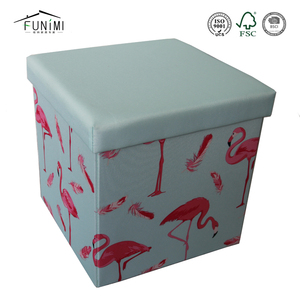 Enfants Chaise De Style Meubles D'ébénisterie Bohème Pliant <span class=keywords><strong>Pouf</strong></span> De Rangement - Product Image 5