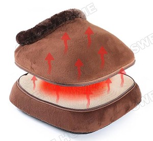 Christmas Gift Portable Electric Foot Massager with <strong>Heat</strong> Vibrating Circulator <strong>Boots</strong> Warmer for Neck and Back for Home Use - Product Image 3