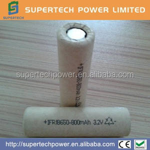 LiFePO4 şarj edilebilir pil 18500 1000 mAh 3.2V - Product Image 4