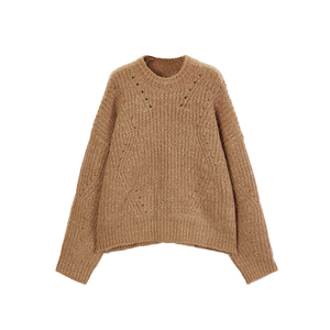 Haute qualité <span class=keywords><strong>ras</strong></span> du <span class=keywords><strong>cou</strong></span> tricoté hiver femmes chandails - Product Image 1