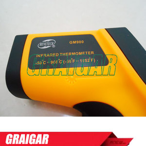 Punto Laser -50 ~ 900 grados infrarrojo sin contacto del laser Digital IR Termómetro GM900 dropshipping freeshipping - Product Image 4