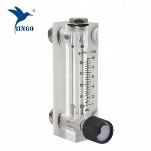 1-10l/min Rota lưu lượng kế không khí thủy tinh <span class=keywords><strong>rotameter</strong></span> với van điều chỉnh - Product Image 4