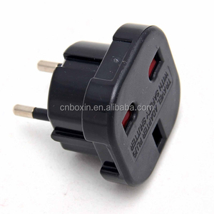 CE certificado 3 pin cuadrado a redondo adaptador 2 pin plug insert plug, reino unido a <span class=keywords><strong>islandia</strong></span> - Product Image 1