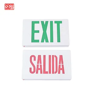 American standard SALIDA led emergency exit sign light with battery backup