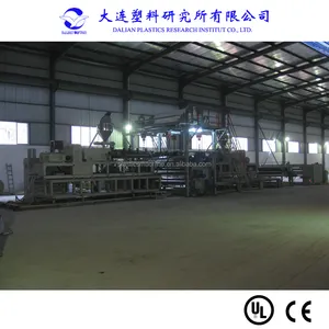 Tela da barraca PVC máquinas, linha de produção de banner flex
