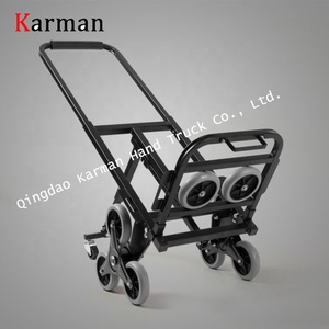 Chariot <span class=keywords><strong>à</strong></span> main <span class=keywords><strong>à</strong></span> <span class=keywords><strong>6</strong></span> <span class=keywords><strong>roues</strong></span> pour monter les escaliers, chariot de courses portable, pliable, petit chariot pratique, chariot <span class=keywords><strong>à</strong></span> bagages - Product Image 2
