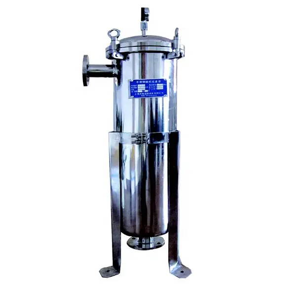 Dazhang Stainless Steel Single Bag Water Filter Housing Juice Filter Press Iiquid Filtration