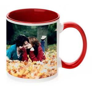 Haonai 11OZ mug colorful mug with coating color inside sublimation mug