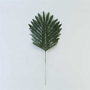 V-3123 Vente Chaude Hawaii Fête Mer Plage Décoration Vert Feuille De <span class=keywords><strong>Monstera</strong></span> Artificielles Pour Table - Product Image 6