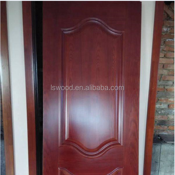 Ламинированный деревянный шпон/Меламин HDF с литой дверью