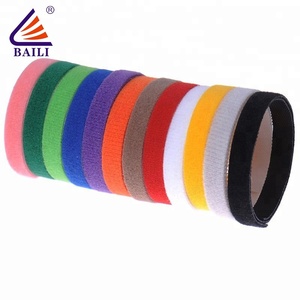 <span class=keywords><strong>2</strong></span> pollice superficie rivestimento in gomma <span class=keywords><strong>hook</strong></span> <span class=keywords><strong>loop</strong></span> tape per la batteria/gestione dei cavi fascetta di nylon nastro magico - Product Image 4