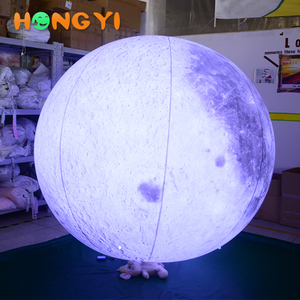 En plein air paysage décoration PVC gonflable LED ballon gonflable terre - Product Image 2
