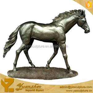 A Grandezza naturale Bronzo antico Animale Scultura In Bronzo Statua del cavallo - Product Image 1