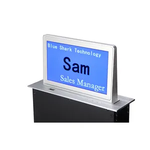 Double Sided Pop Up Bàn Cơ Giới Tên Thẻ Lcd Tv Monitor Lift Đối Với Hệ Thống Hội Nghị Truyền Hình Âm Thanh