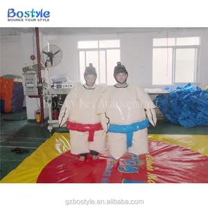 Bọt thương mại độn đấu vật sumo phù hợp với/inflatable chiến đấu sumo phù hợp với