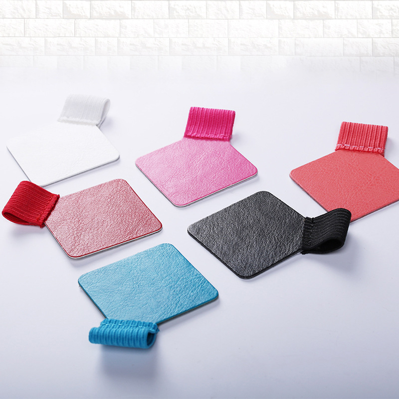 Держатель ручки с логотипом на заказ, держатель ручки из искусственной кожи в форме ромба