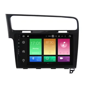 Sistema de navegação gps para carro, android 10.0, volkswagen golf 7 mk7, 2012 ~ 2018, rádio, cd, dvd player, navegação gps, tela hd multimídia