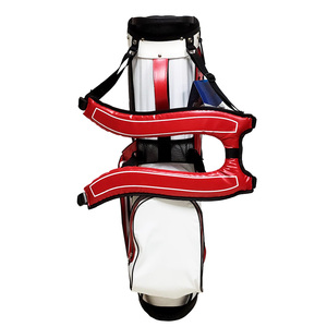 KONDAY Lightweight Waterproof Nylon 9'' Inch 6-way <strong>Golf</strong> Stand <strong>Bag</strong> <strong>Golf</strong> Carry <strong>Bags</strong> with Double <strong>Strap</strong> - Product Image 3