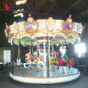 Venta Popular carrusel feliz ir Parque de Atracciones carrusel caballos para la venta - Product Image 3
