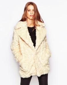 Cappotti di <span class=keywords><strong>pelliccia</strong></span> di coniglio alla moda da <span class=keywords><strong>donna</strong></span> giacca imbottita di cotone invernale <span class=keywords><strong>con</strong></span> motivo a quadri ampia lunga fodera in <span class=keywords><strong>pelliccia</strong></span> sintetica calda - Product Image 4