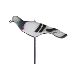 En plastique Floqué Leurres de chasse pigeon oiseau leurre